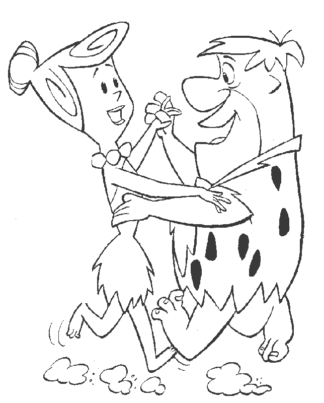 Coloring page: Flintstones (Cartoons) #29530 - Free Printable Coloring Pages