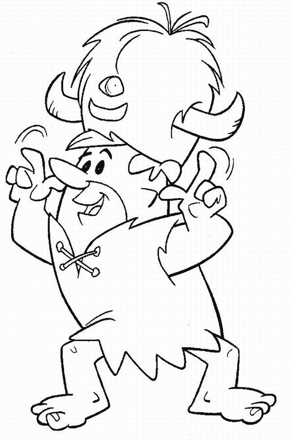 Coloring page: Flintstones (Cartoons) #29532 - Free Printable Coloring Pages