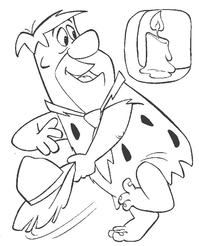 Coloring page: Flintstones (Cartoons) #29535 - Free Printable Coloring Pages
