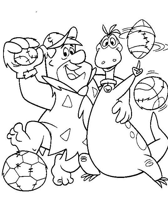 Coloring page: Flintstones (Cartoons) #29542 - Free Printable Coloring Pages