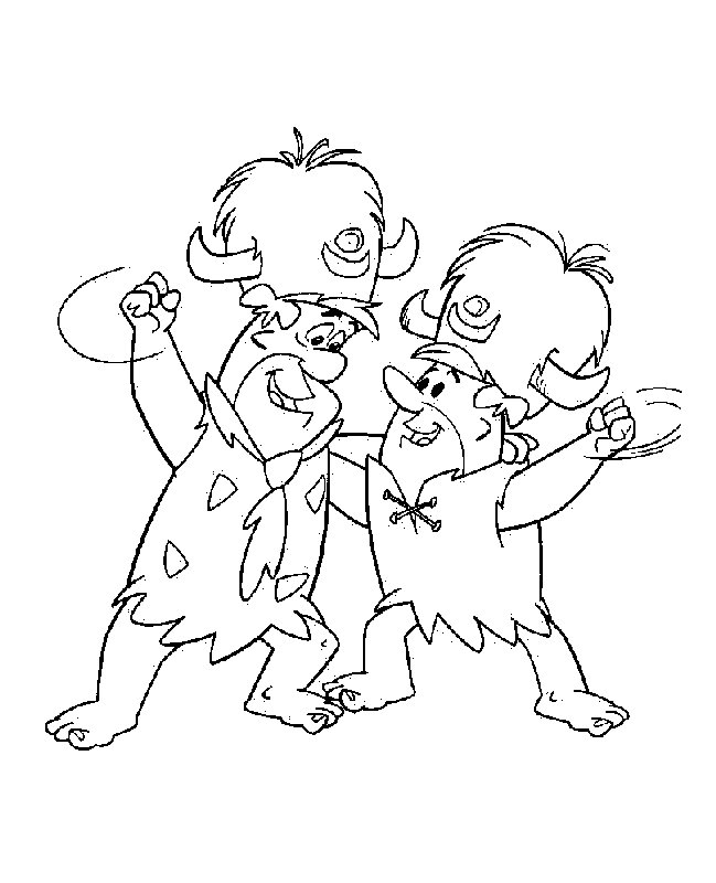 Coloring page: Flintstones (Cartoons) #29543 - Free Printable Coloring Pages