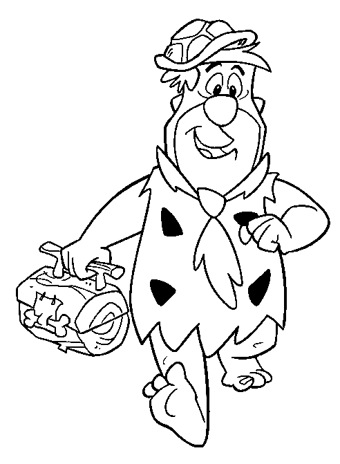 Coloring page: Flintstones (Cartoons) #29548 - Free Printable Coloring Pages