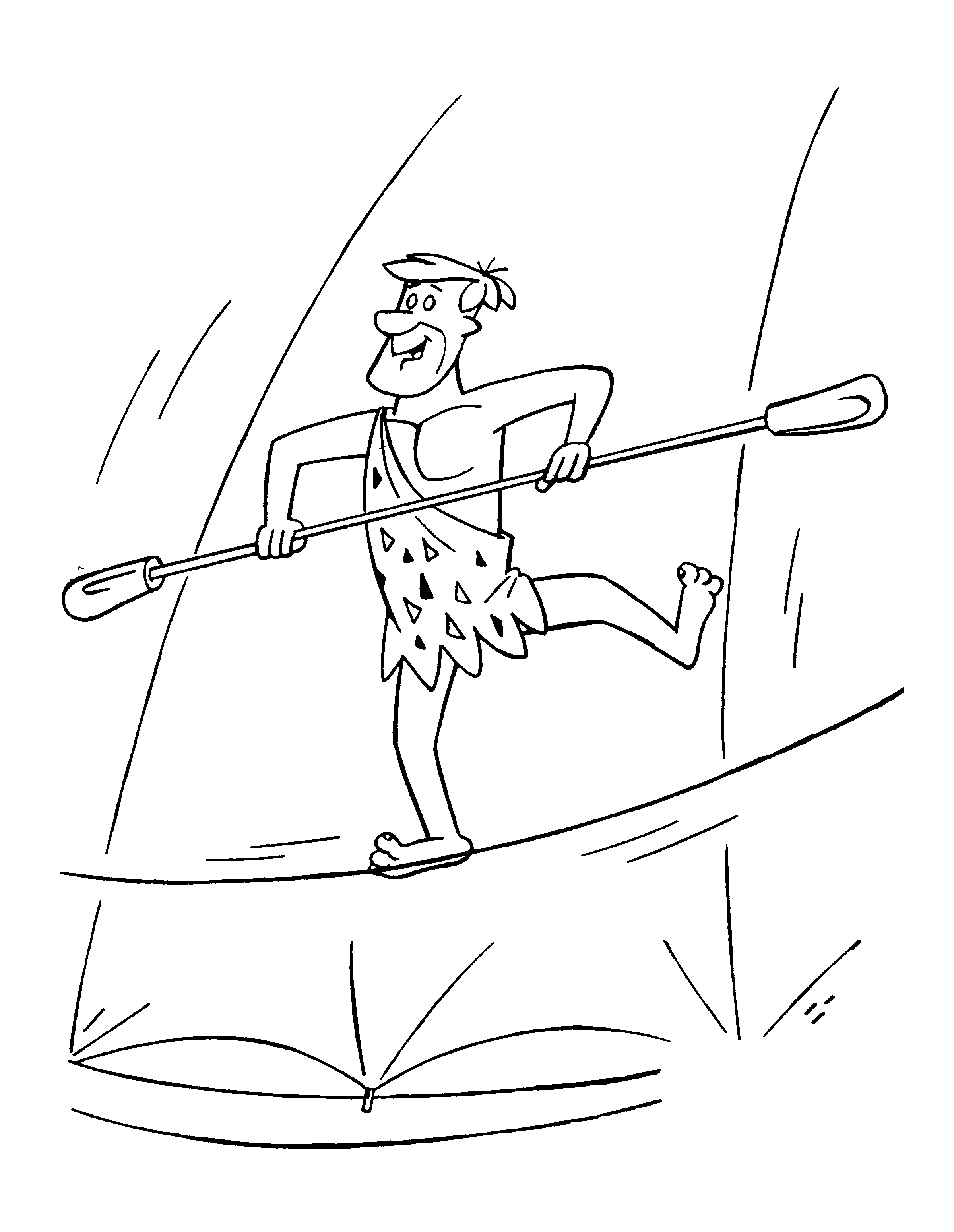 Coloring page: Flintstones (Cartoons) #29551 - Free Printable Coloring Pages