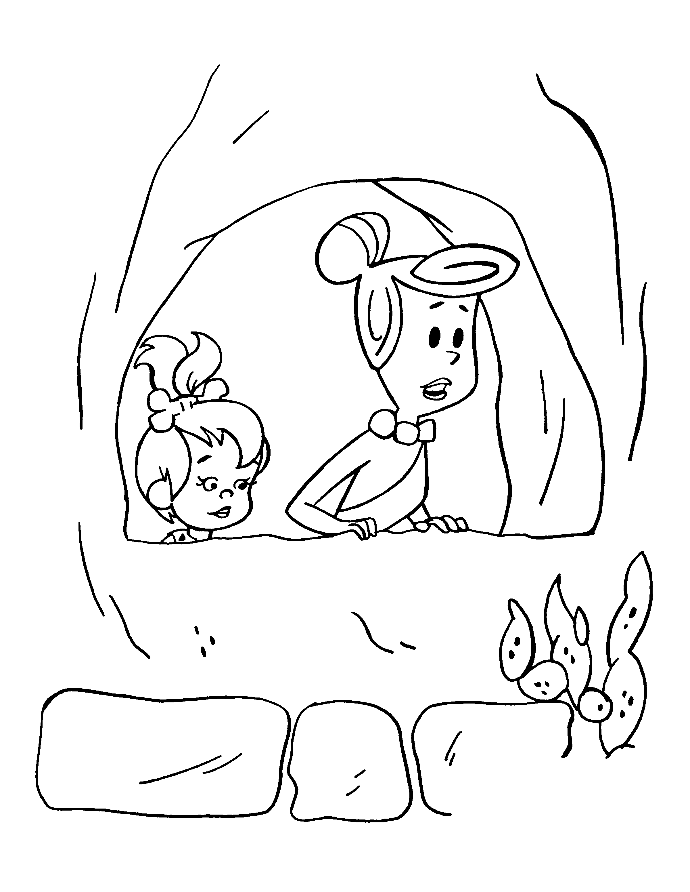 Coloring page: Flintstones (Cartoons) #29557 - Free Printable Coloring Pages