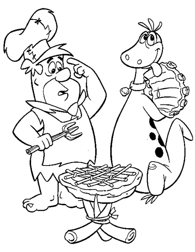 Coloring page: Flintstones (Cartoons) #29563 - Free Printable Coloring Pages
