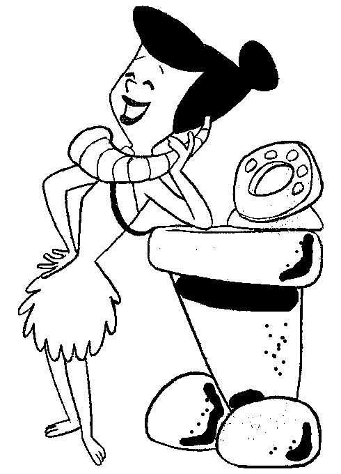 Coloring page: Flintstones (Cartoons) #29565 - Free Printable Coloring Pages