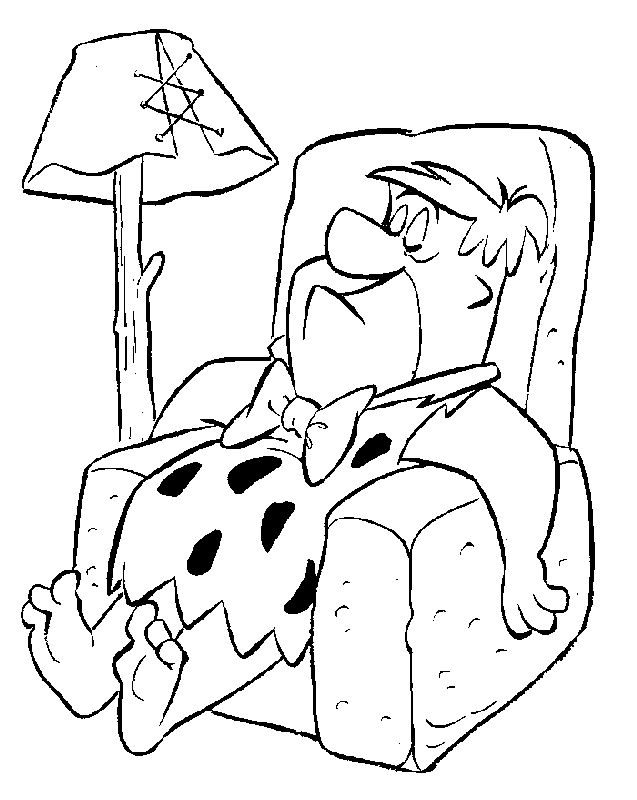 Coloring page: Flintstones (Cartoons) #29568 - Free Printable Coloring Pages