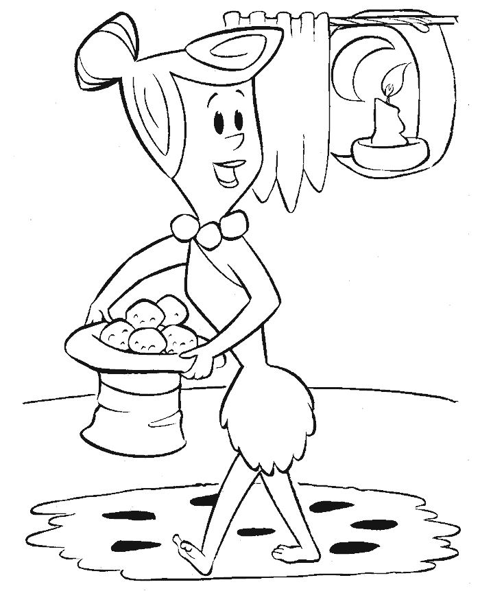 Coloring page: Flintstones (Cartoons) #29575 - Free Printable Coloring Pages