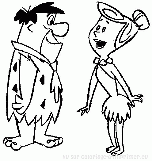 Coloring page: Flintstones (Cartoons) #29595 - Free Printable Coloring Pages