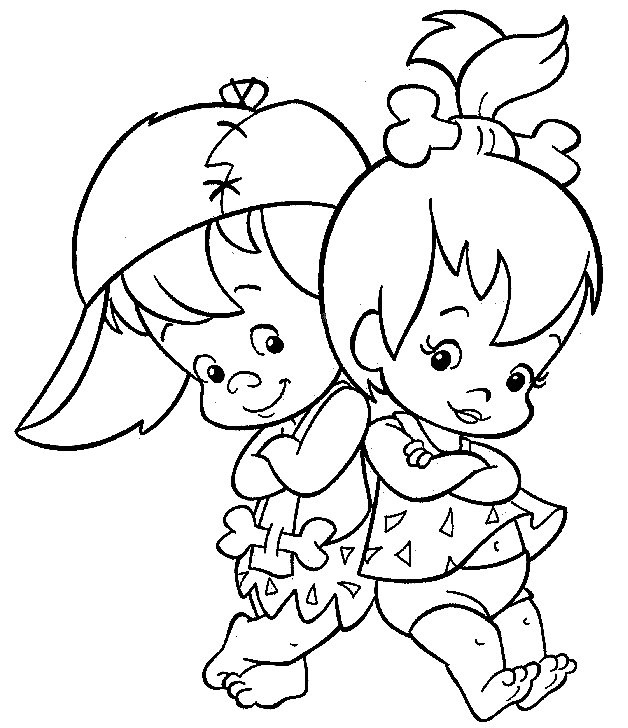 Coloring page: Flintstones (Cartoons) #29605 - Free Printable Coloring Pages
