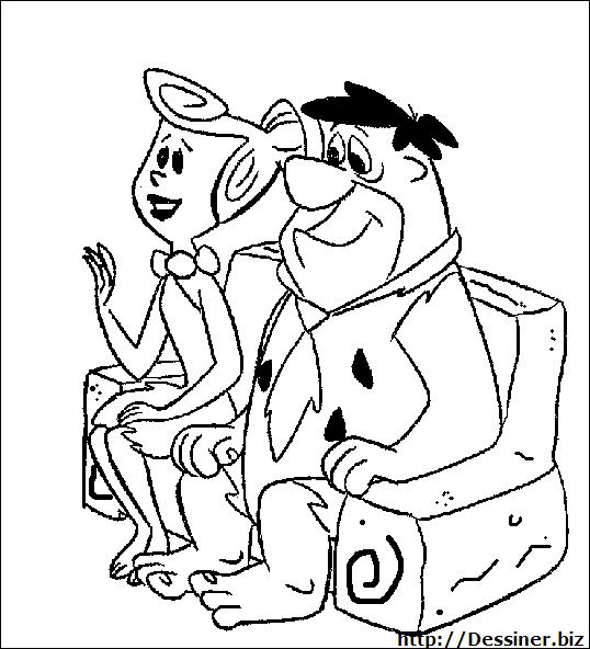 Coloring page: Flintstones (Cartoons) #29607 - Free Printable Coloring Pages