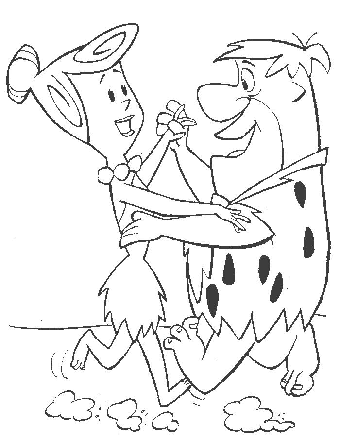 Coloring page: Flintstones (Cartoons) #29624 - Free Printable Coloring Pages