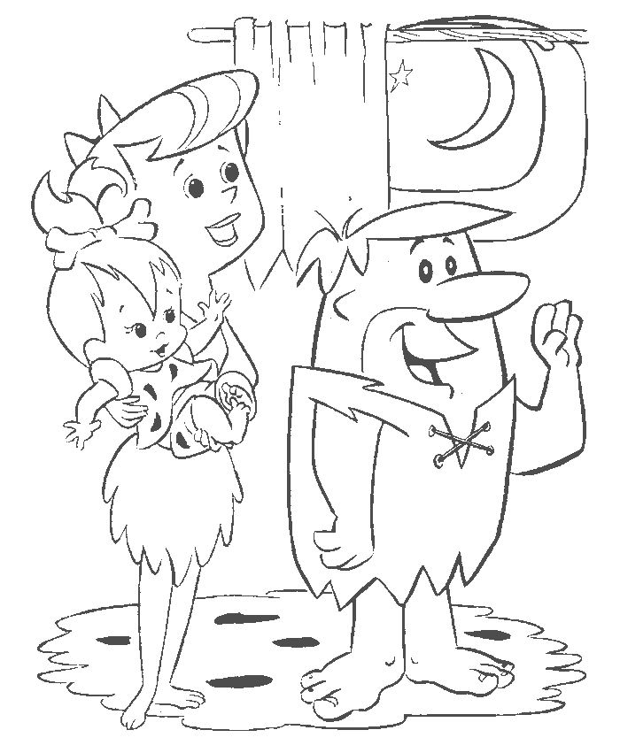 Coloring page: Flintstones (Cartoons) #29639 - Free Printable Coloring Pages