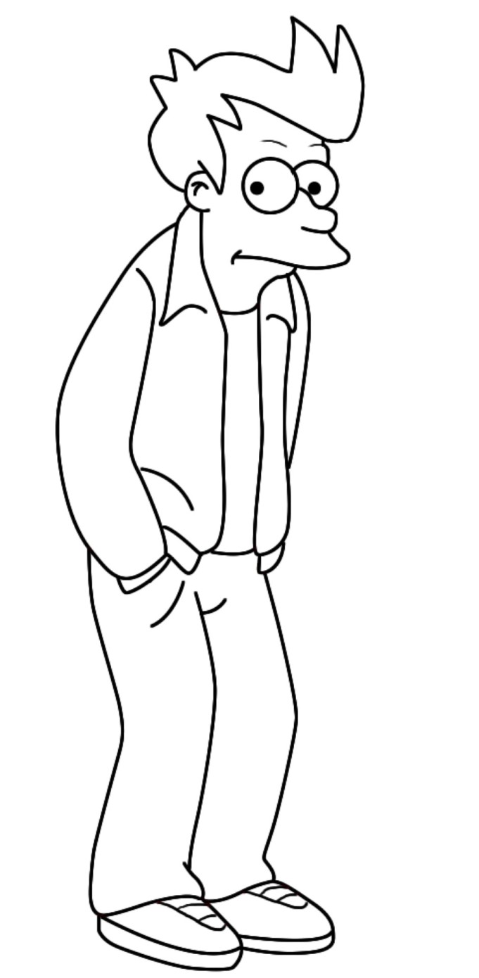 Coloring page: Futurama (Cartoons) #48376 - Free Printable Coloring Pages