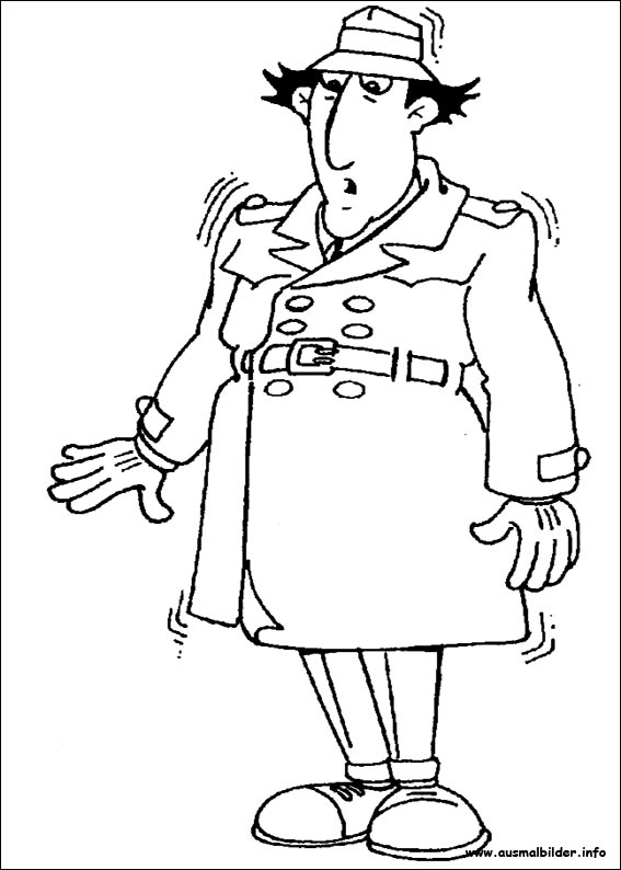 Gadget Inspector 8 Cartoons Printable Coloring Pages
