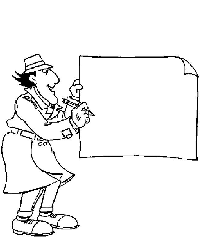 Coloring page: Gadget Inspector (Cartoons) #38890 - Free Printable Coloring Pages
