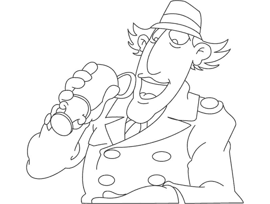 Coloring page: Gadget Inspector (Cartoons) #38895 - Free Printable Coloring Pages