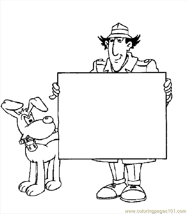 Coloring page: Gadget Inspector (Cartoons) #38897 - Free Printable Coloring Pages