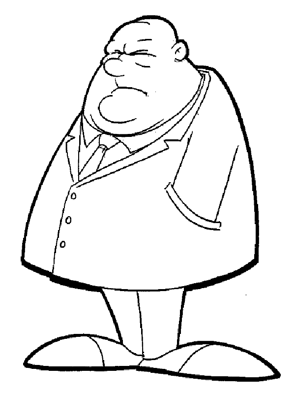 Coloring page: Gadget Inspector (Cartoons) #38904 - Free Printable Coloring Pages