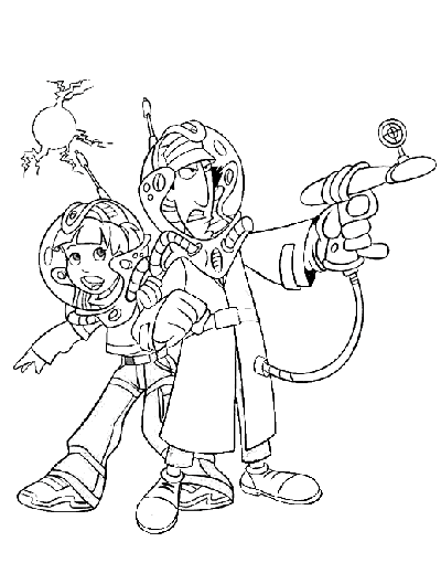 Coloring page: Gadget Inspector (Cartoons) #38907 - Free Printable Coloring Pages