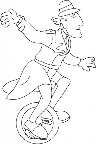 Coloring page: Gadget Inspector (Cartoons) #38915 - Free Printable Coloring Pages