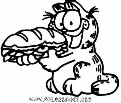 Coloring page: Garfield (Cartoons) #26139 - Free Printable Coloring Pages
