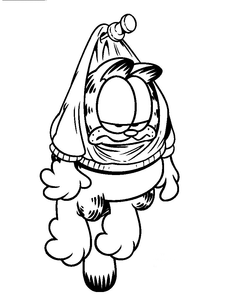 Coloring page: Garfield (Cartoons) #26162 - Free Printable Coloring Pages