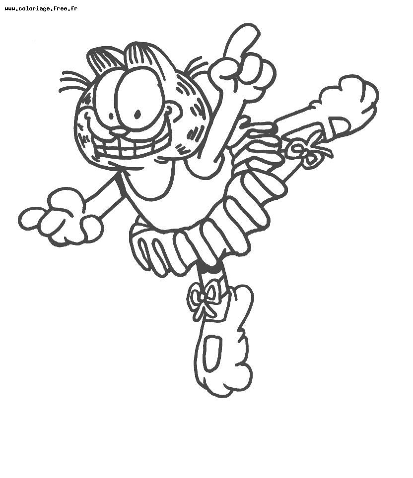 Coloring page: Garfield (Cartoons) #26174 - Free Printable Coloring Pages