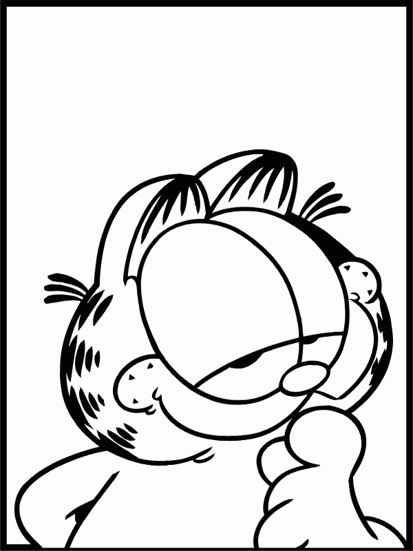 Coloring page: Garfield (Cartoons) #26245 - Free Printable Coloring Pages