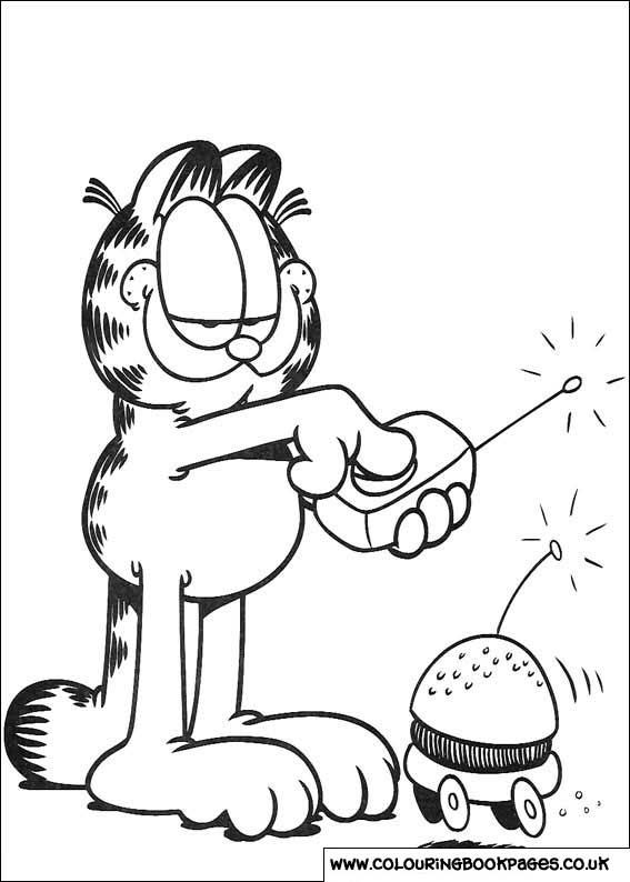 Coloring page: Garfield (Cartoons) #26263 - Free Printable Coloring Pages