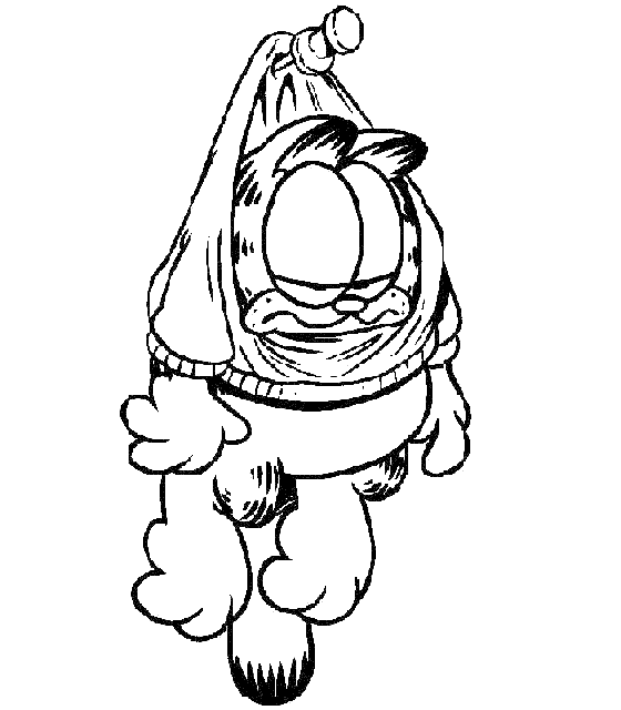 Coloring page: Garfield (Cartoons) #26274 - Free Printable Coloring Pages