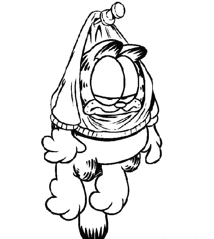 Coloring page: Garfield (Cartoons) #26288 - Free Printable Coloring Pages