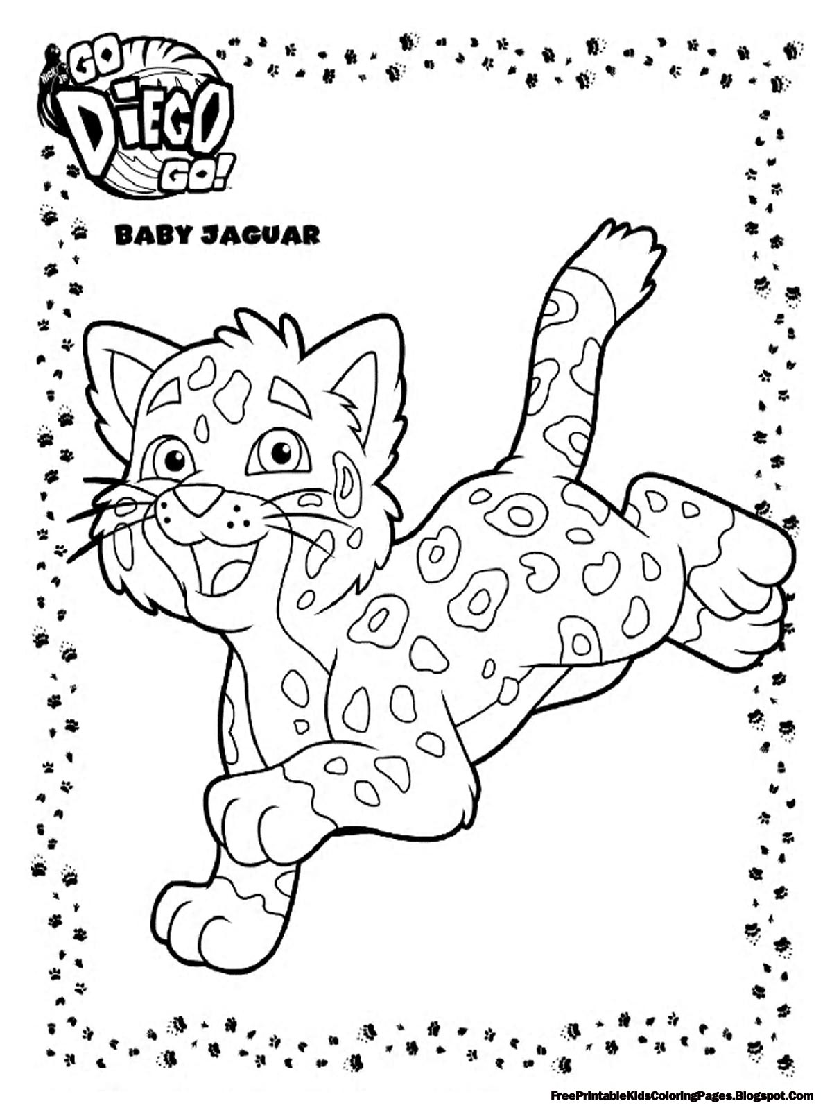 Coloring page: Go Diego! (Cartoons) #48513 - Free Printable Coloring Pages