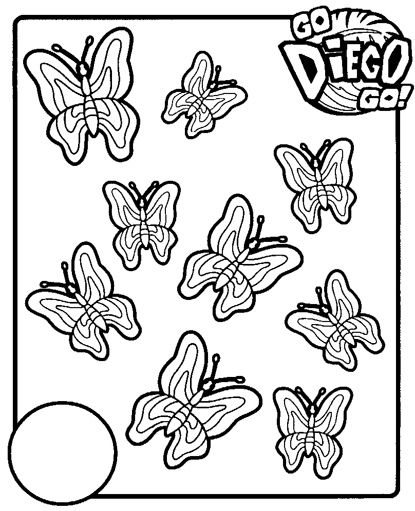 Coloring page: Go Diego! (Cartoons) #48523 - Free Printable Coloring Pages