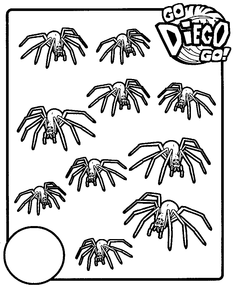 Coloring page: Go Diego! (Cartoons) #48524 - Free Printable Coloring Pages