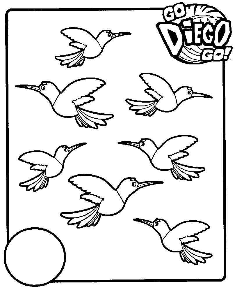 Coloring page: Go Diego! (Cartoons) #48538 - Free Printable Coloring Pages