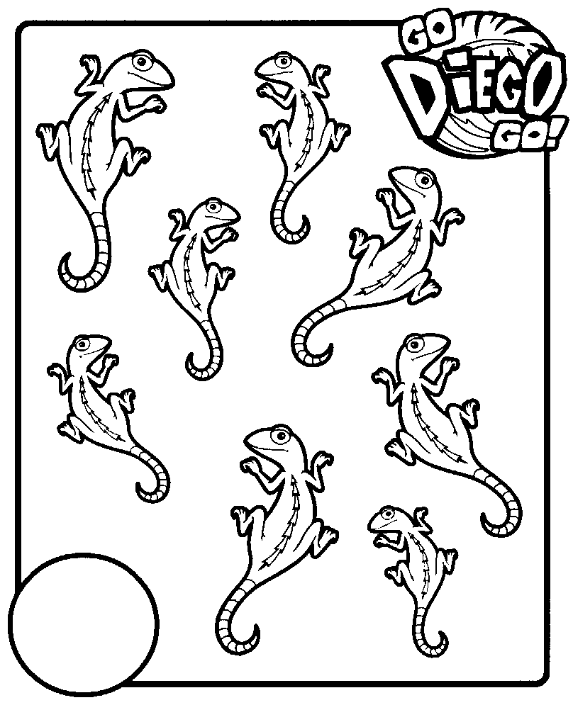 Coloring page: Go Diego! (Cartoons) #48540 - Free Printable Coloring Pages