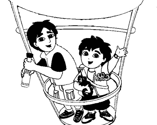 Coloring page: Go Diego! (Cartoons) #48545 - Free Printable Coloring Pages