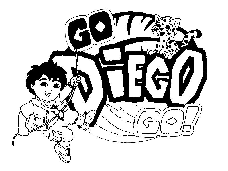 Coloring page: Go Diego! (Cartoons) #48551 - Free Printable Coloring Pages