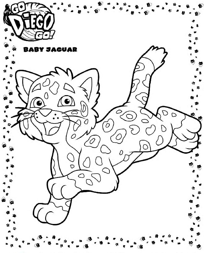 Coloring page: Go Diego! (Cartoons) #48575 - Free Printable Coloring Pages
