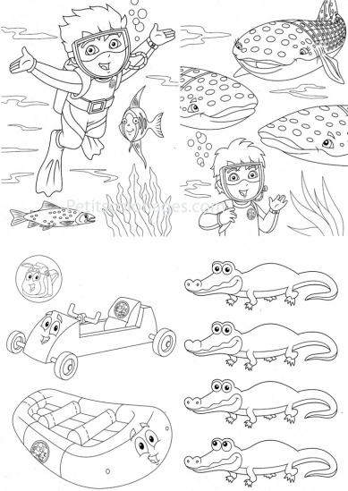 Coloring page: Go Diego! (Cartoons) #48589 - Free Printable Coloring Pages