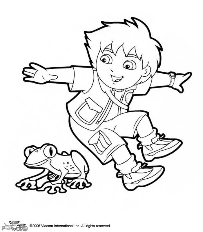 Coloring page: Go Diego! (Cartoons) #48592 - Free Printable Coloring Pages