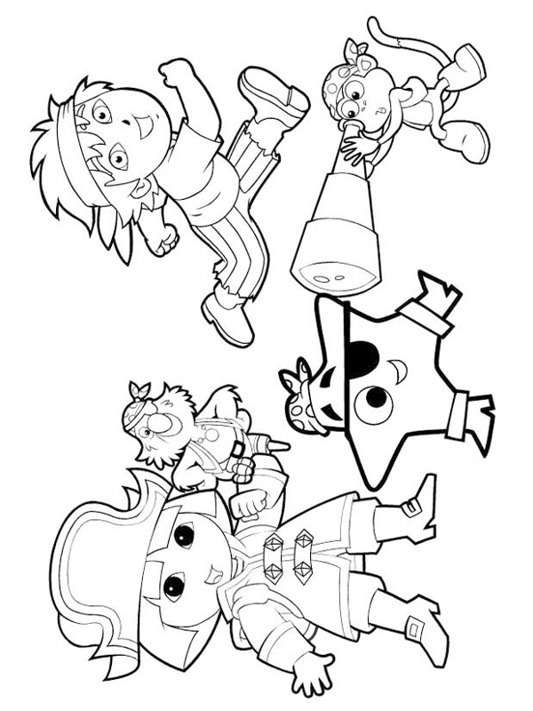 Coloring page: Go Diego! (Cartoons) #48612 - Free Printable Coloring Pages
