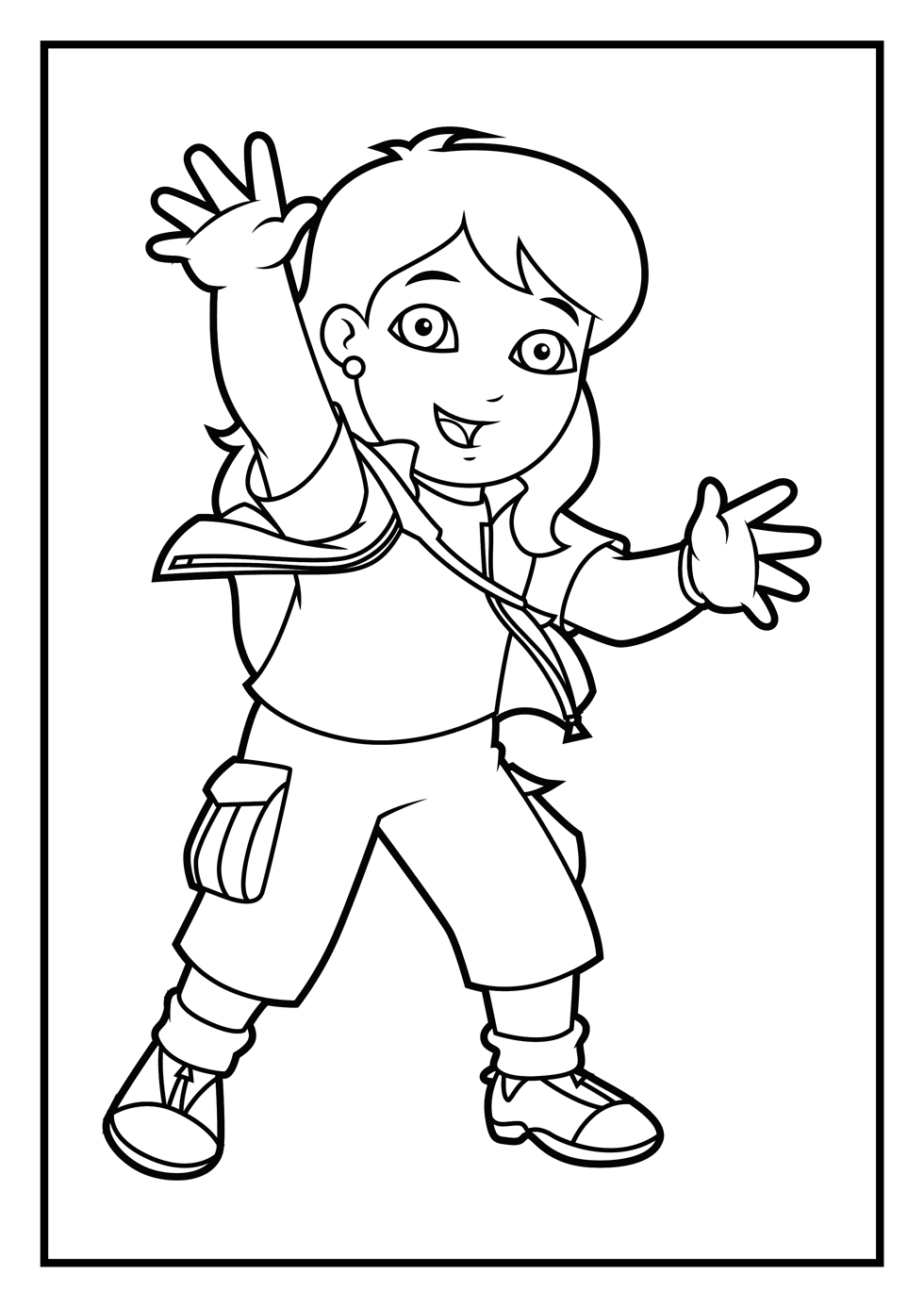 Coloring page: Go Diego! (Cartoons) #48615 - Free Printable Coloring Pages
