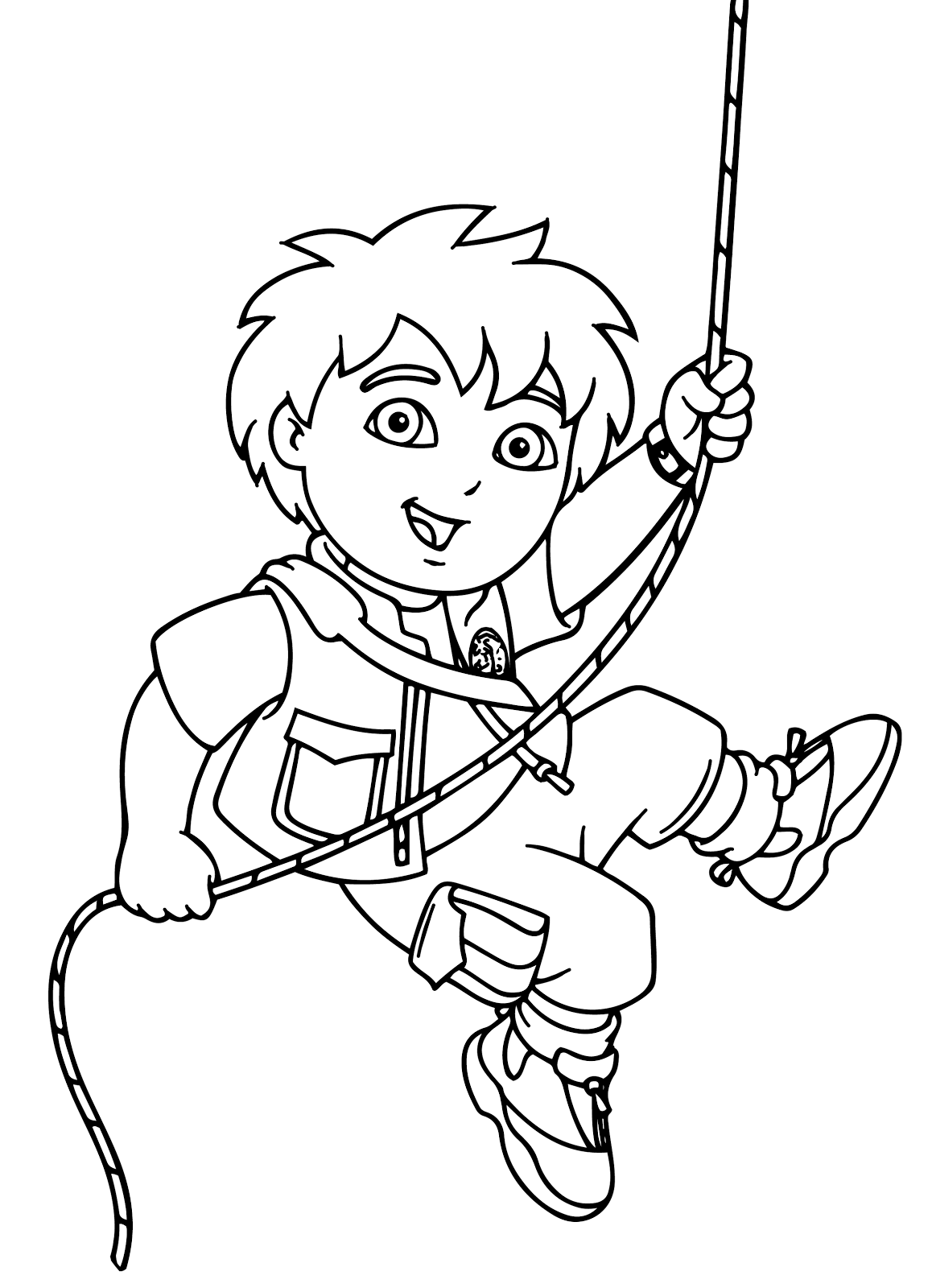 Coloring page: Go Diego! (Cartoons) #48617 - Free Printable Coloring Pages