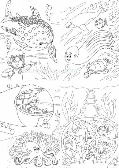 Coloring page: Go Diego! (Cartoons) #48620 - Free Printable Coloring Pages