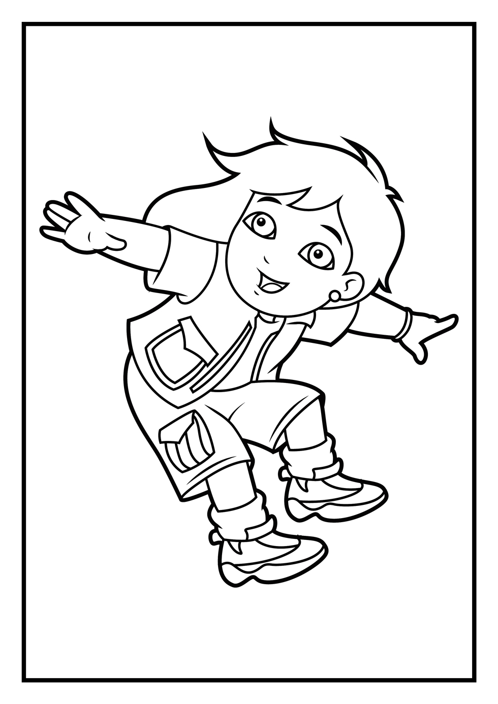 Coloring page: Go Diego! (Cartoons) #48656 - Free Printable Coloring Pages