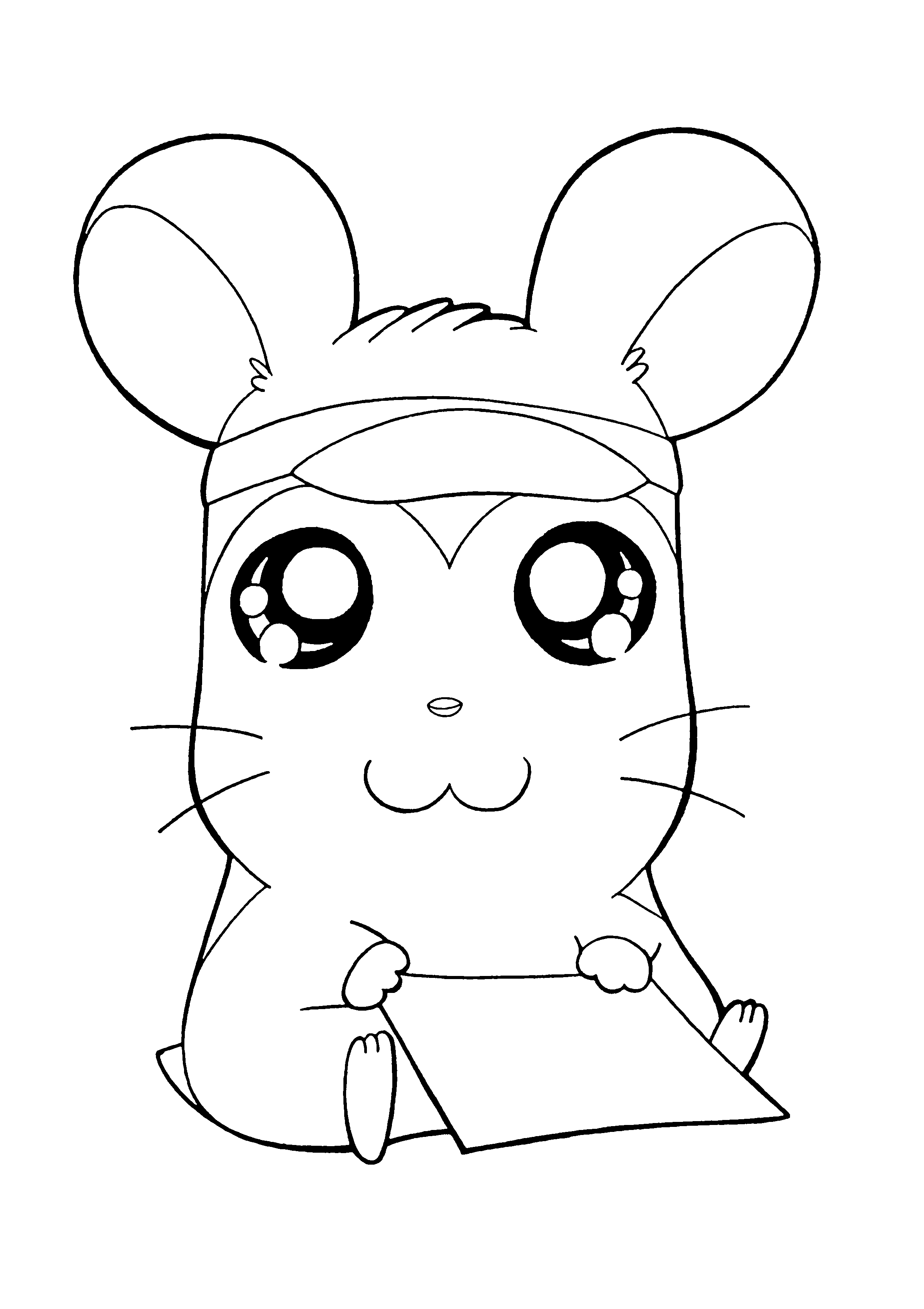 Coloring page: Hamtaro (Cartoons) #39938 - Free Printable Coloring Pages