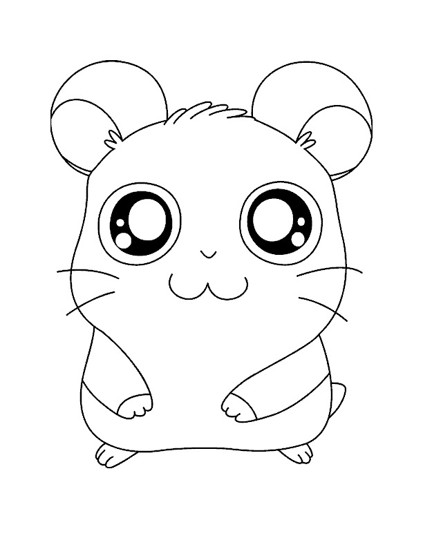 Coloring page: Hamtaro (Cartoons) #40001 - Free Printable Coloring Pages