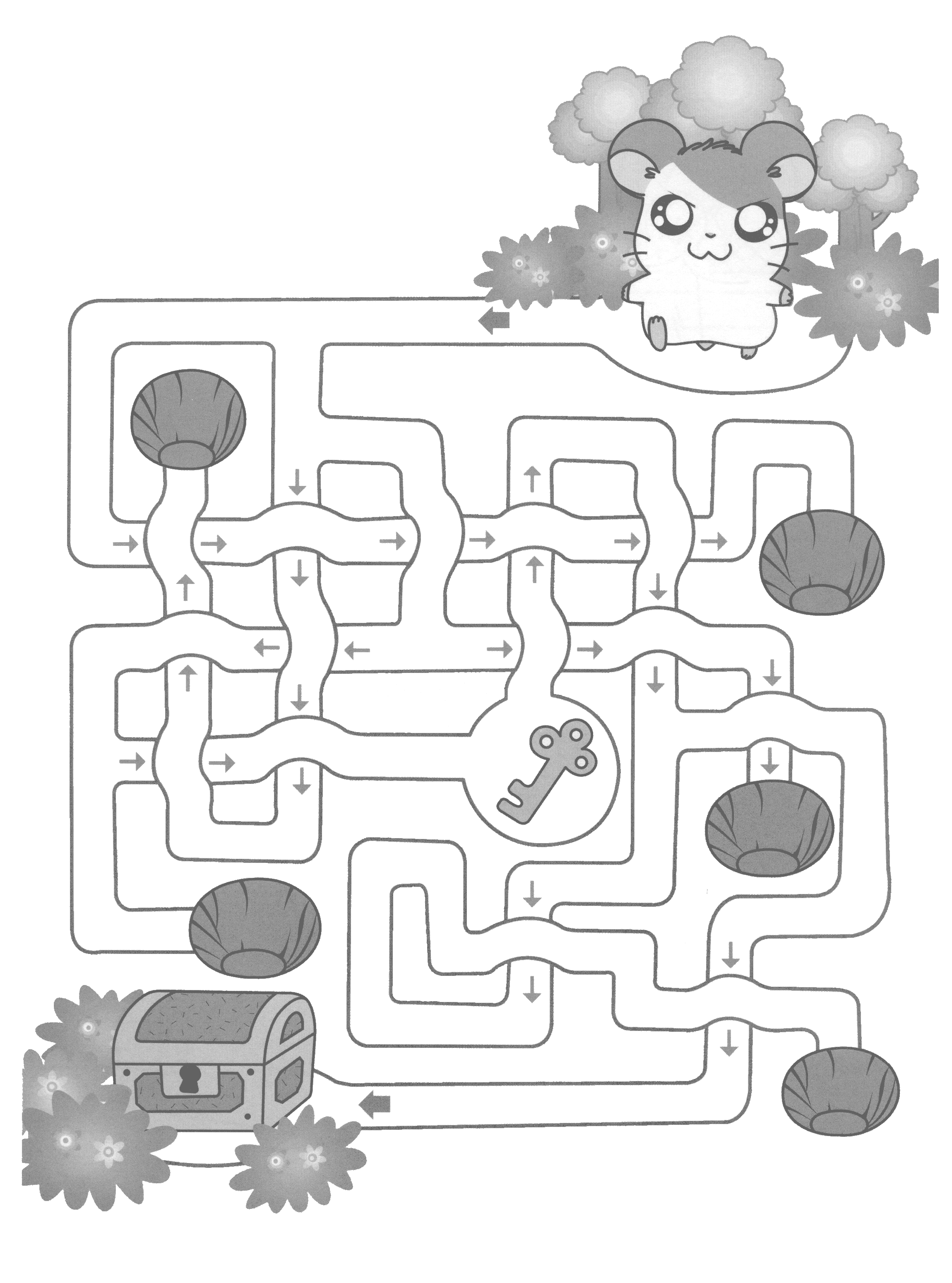 Coloring page: Hamtaro (Cartoons) #40099 - Free Printable Coloring Pages